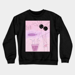 Kids in the Wind Stick Figure Crewneck Sweatshirt